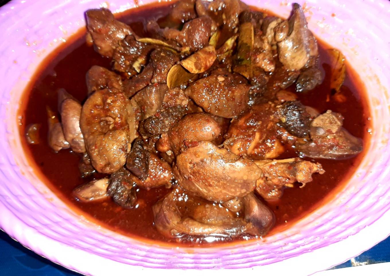 Hati Ampela Ayam Masak Kecap Pedas Endesss