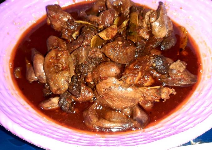 Resep Hati Ampela Ayam Masak Kecap Pedas Endesss oleh Devi Dirgaa - Cookpad