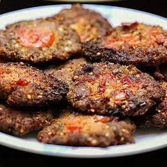 Chapli kabab A picture of Chapli kabab.
