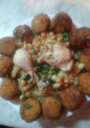 صورة لوصفة كباب مع كريات الشفلور