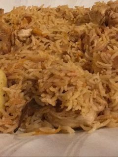 صورة لوصفة رز بخاري على طريقتي