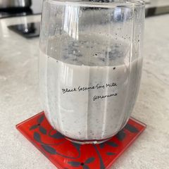 A picture of Black Sesame Soy Milk.