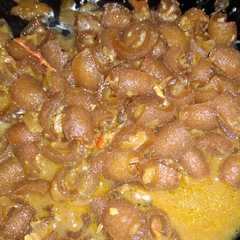 A picture of Kikil pedas manis.