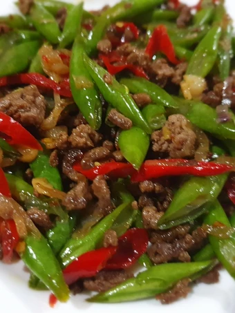 Cara Simple Membikin Resep  Tumis buncis cingcang yang Lezat Sekali, Enak Banget