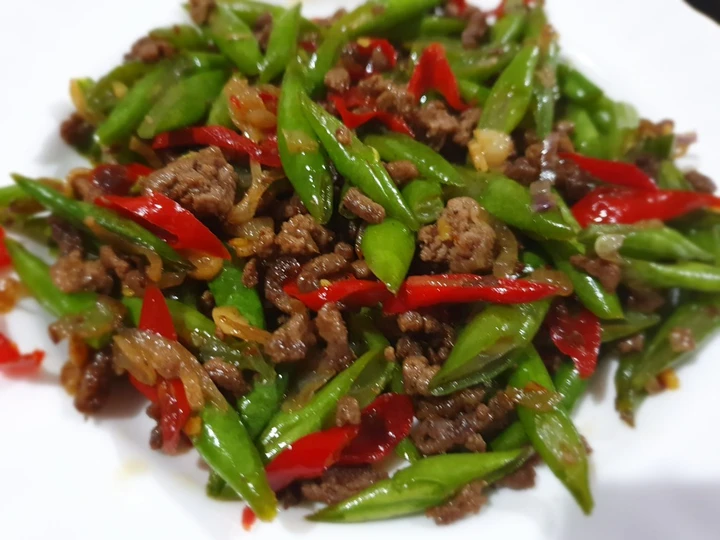 Cara Simple Membikin Resep  Tumis buncis cingcang yang Lezat Sekali, Enak Banget