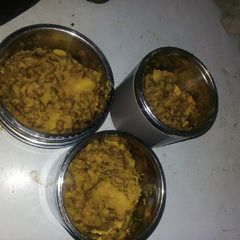 A picture of Porridge beans and yam.