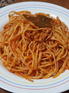 Una foto de Tallarines con carne