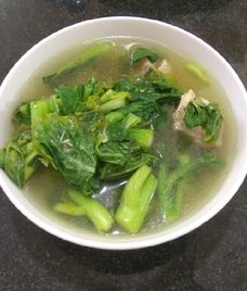 cải ngọt sườn