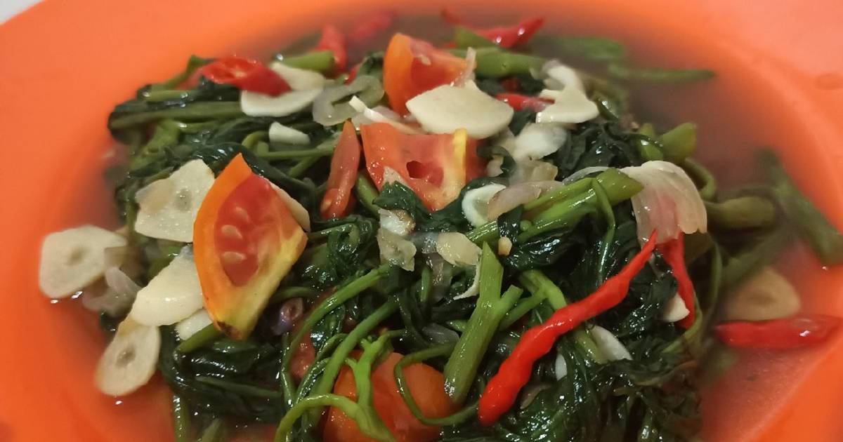 63 Resep Tumis Kangkung Tanpa Terasi Masakan Anak Kos Enak Dan Sederhana Ala Rumahan Cookpad