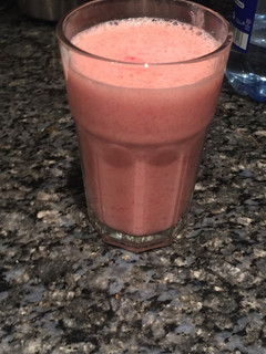 A picture of Strawberry Smoothie - Before Exercising.