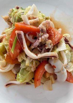 A picture of Spicy Squid Salad.