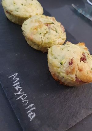 Foto di Muffin con zucchine e speack