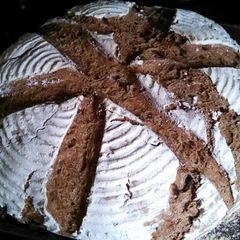 Sourdough Onion rye bread A picture of Sourdough Onion rye bread.