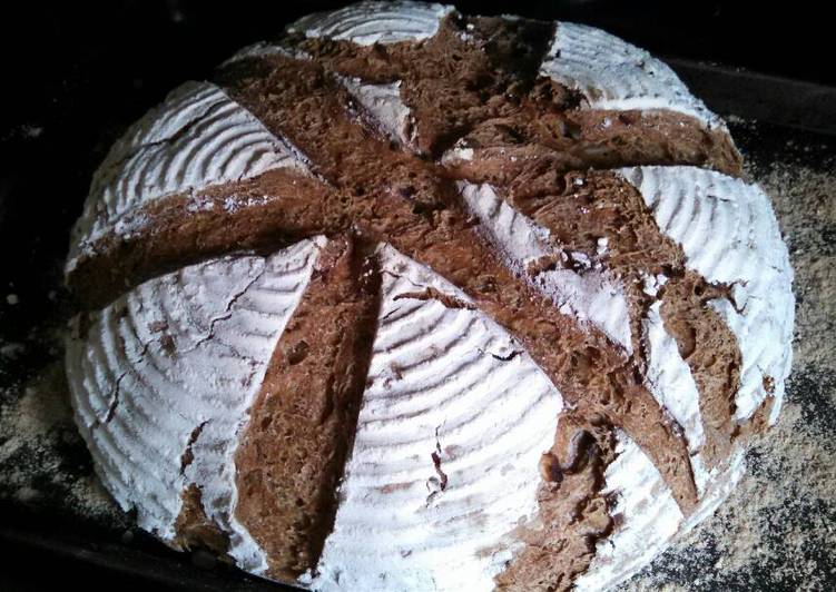 Recipe of Homemade Sourdough Onion rye bread