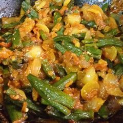 A picture of Masala Bhindi.