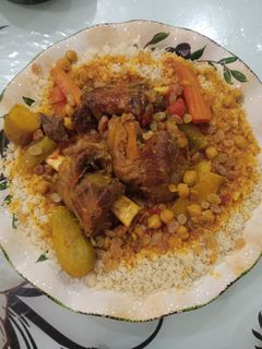 صورة لوصفة 😋 كسكس الجزائر الغربي 😍