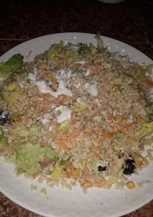 صورة لوصفة سلطة برز والجزر اقتصدي