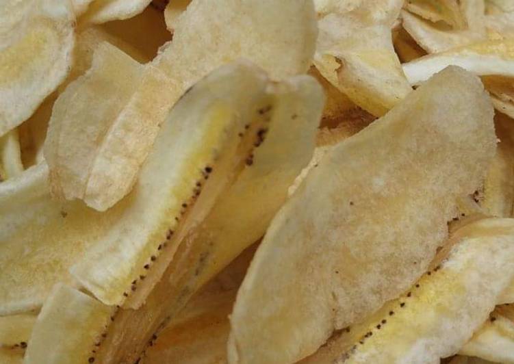 Resep Keripik pisang kepok gurih ala mom gebi | Cara Membuat Keripik pisang kepok gurih ala mom gebi Yang Sedap