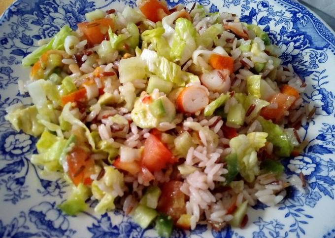 Ensalada de arroz salvaje Receta de Ángeles Medina- Cookpad