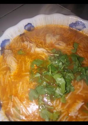 صورة لوصفة شوربة الشعيرية فارميسال