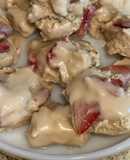Scones de Morangos com Glace