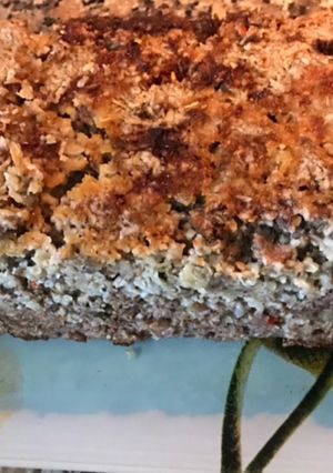 Una foto de Pan de carne con cereales