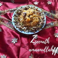 A picture of Hyderabadi Meetha Khana.