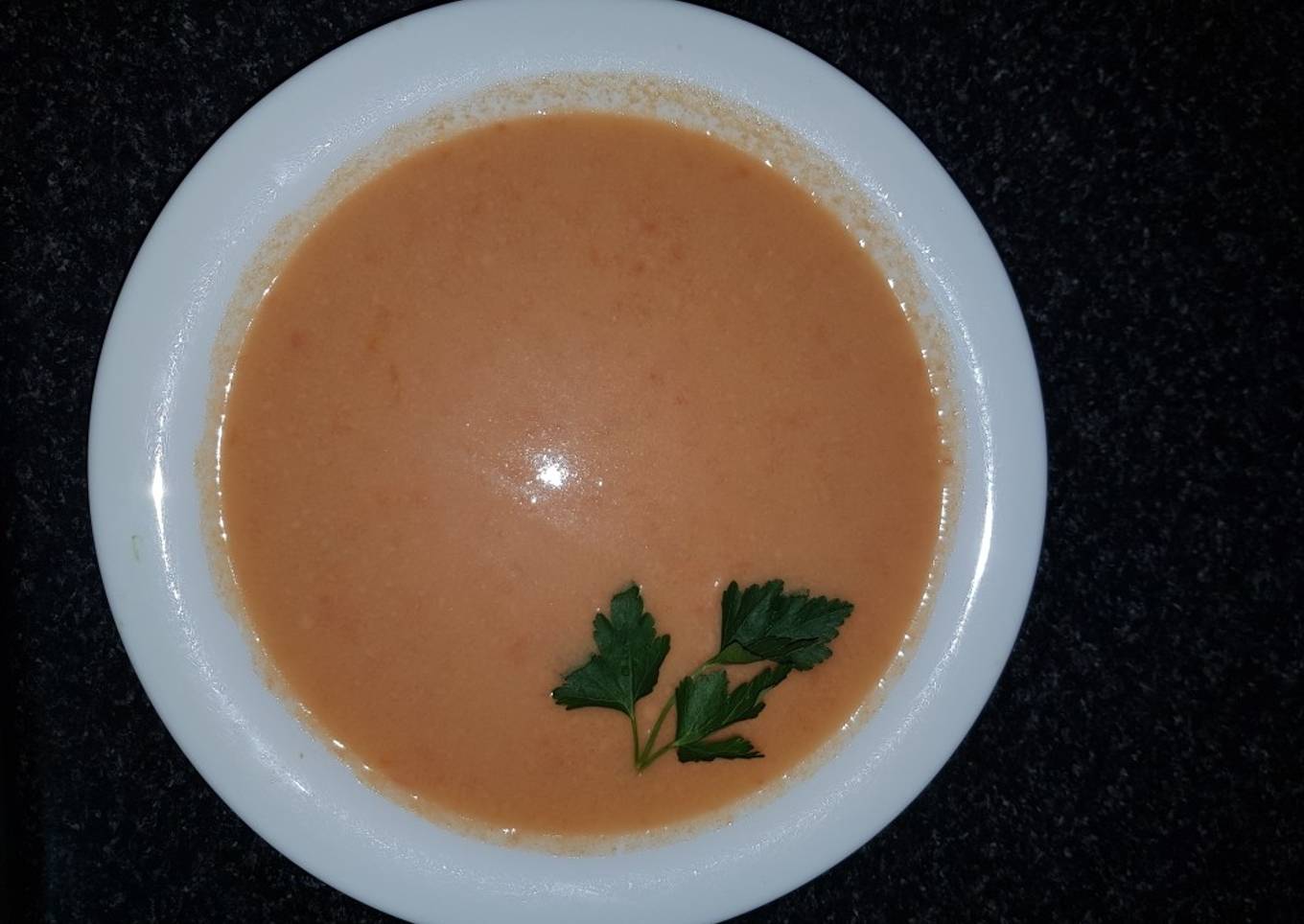 Salmorejo sin pan para la dieta