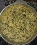 Arroz con Pollo y Espinacas
