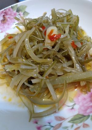 熱炒海帶絲 的食譜成品照片