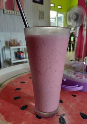 Foto resep Milkshake strawberry