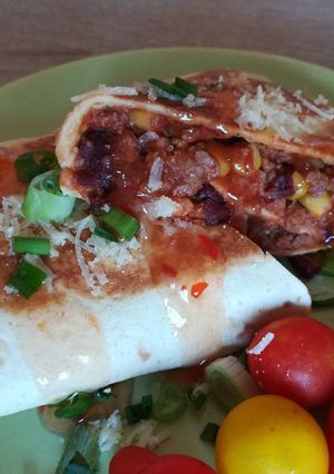 Mexikói burrito recept fotója