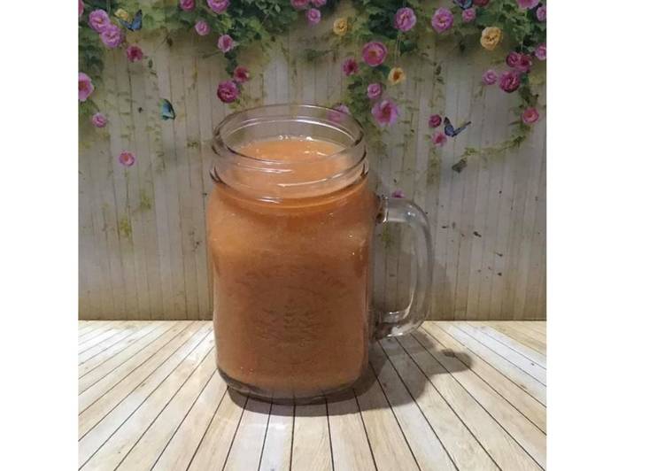 Bagaimana Menyiapkan Diet Juice Mango Watermelon Jambu Kristal Pear Menggugah Selera
