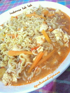 Foto resep Indomie kuah tek tek
