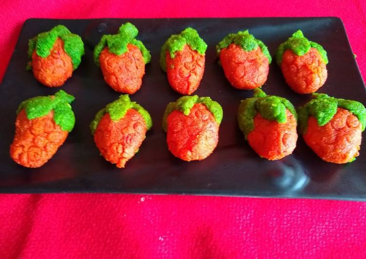 Easiest Way to Prepare Speedy Strawberry sandesh