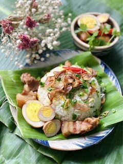 Hình của món Xôi Thịt Kho Trứng.