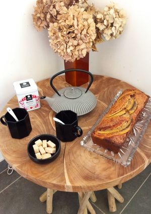 Une photo de Banana bread sans œufs au lait d'amande