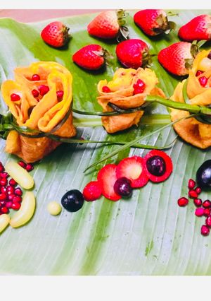 A picture of Moong Dal Cheela Fruits Bags.