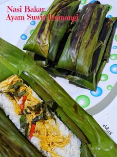 Foto resep Nasi Bakar Ayam Suwir Kemangi