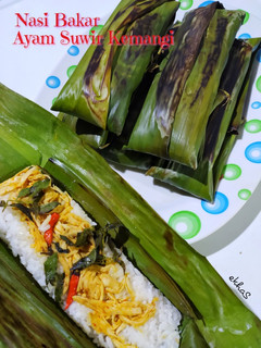 Foto resep Nasi Bakar Ayam Suwir Kemangi