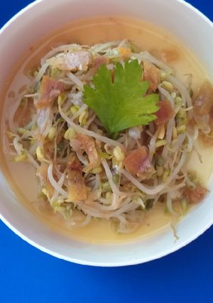 Foto resep Cah taoge ikan asin benggol😎