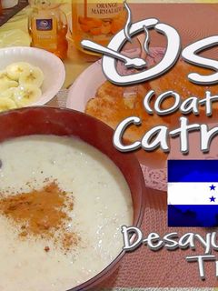 Una foto de Desayuno tradicional de Honduras - Osmil, Avena, Oatmeal (Estilo casero / Catracho)