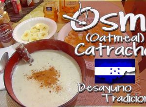 Una foto de Desayuno tradicional de Honduras - Osmil, Avena, Oatmeal (Estilo casero / Catracho)