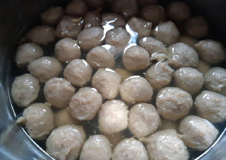 Bakso daging sapi (dengan blender)