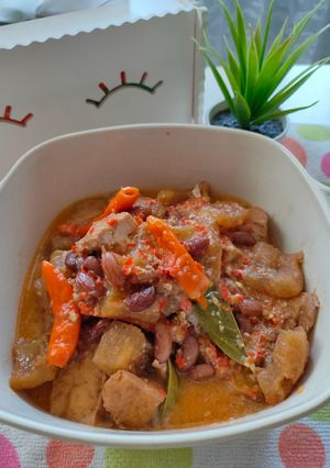 Foto resep Krecek tahu dan kacang tolo