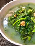 Canh Rau Mồng Tơi Nấu Ngao Mát Lành