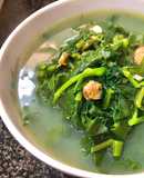 Canh Rau Mồng Tơi Nấu Ngao Mát Lành