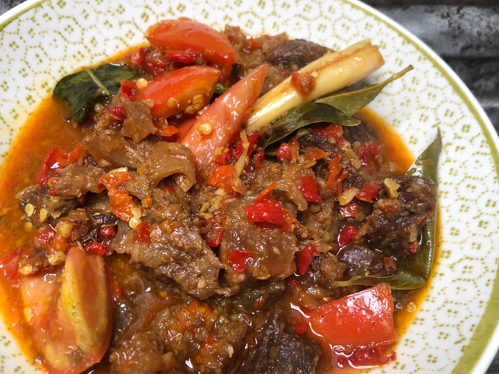 Resep Oseng Mercon / Krengsengan Sapi Bahan Sederhana