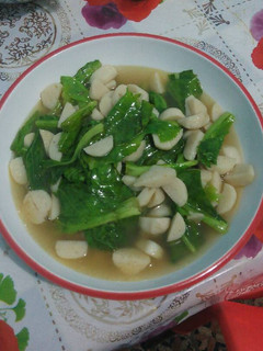 Foto resep Tumis baby kailan plus bakso ikan