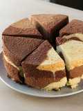 Marble Chiffon Cake / Tri-Color Chiffon